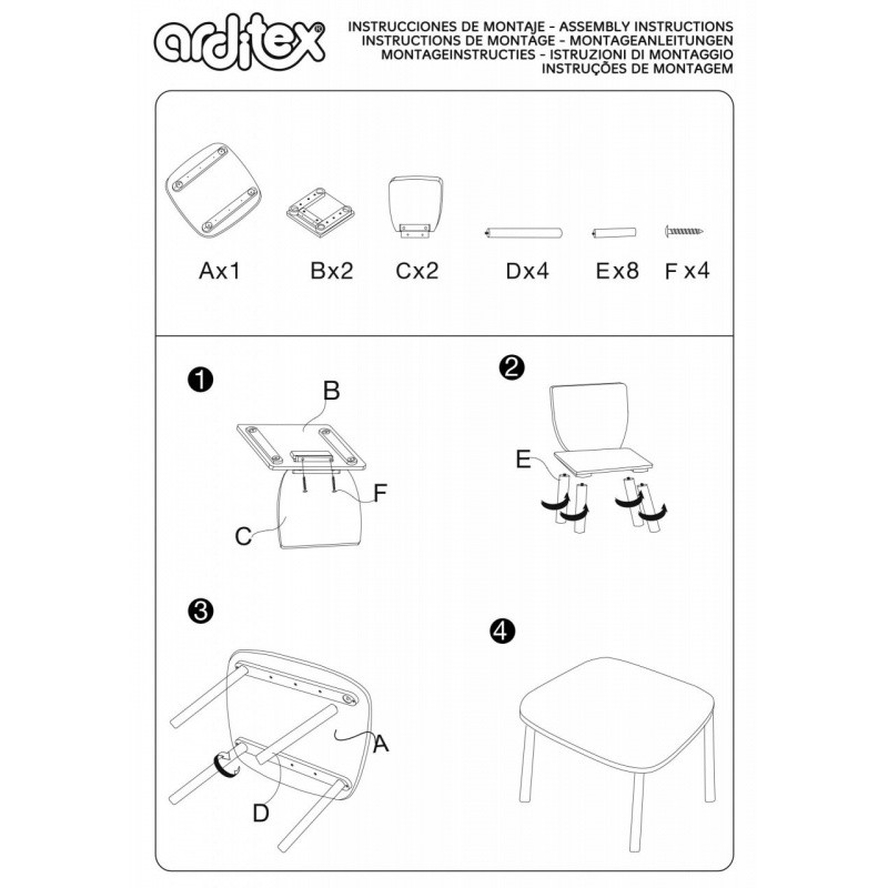 Detský drevený stolík + 2 stoličky Arditex Kids, AR16732 16
