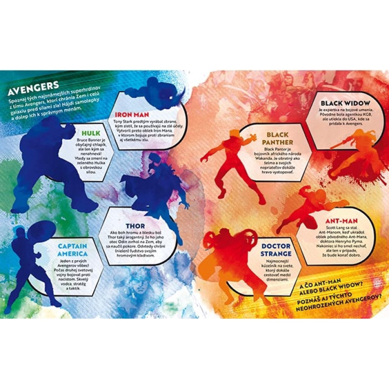 Samolepková knižka Marvel 2
