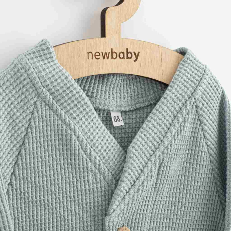 Dojčenský kabátik na gombíky New Baby Luxury clothing Oliver sivý 92 (18-24m) 1