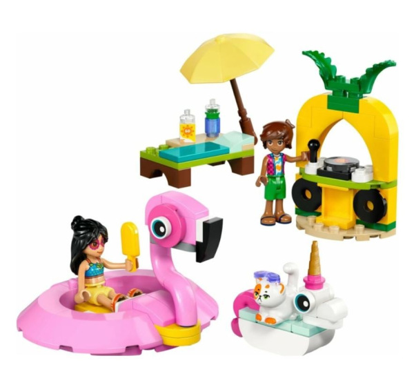 LEGO Friends Zábava pri bazéne s jednorožcom a plameniakom 2
