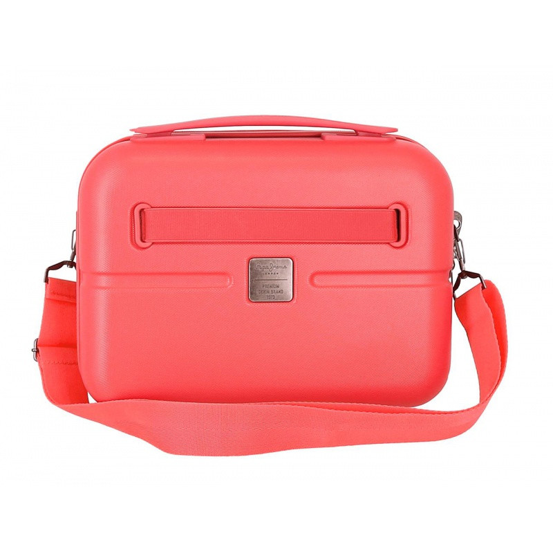 PEPE JEANS Highlight Coral, Cestovný kozmetický kufrík, 21x29x15cm, 768392D 2