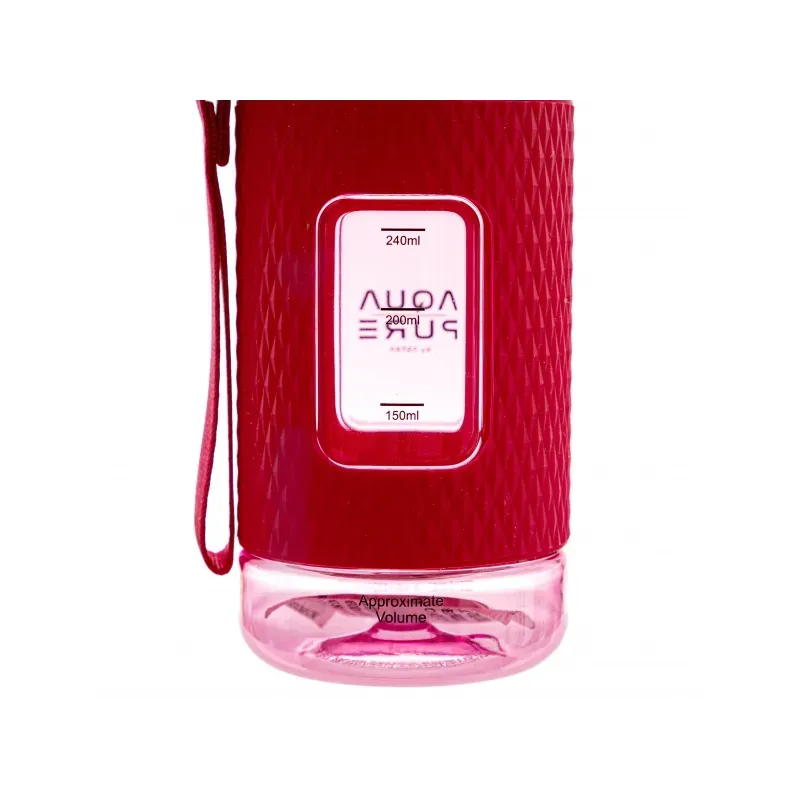 Zdravá fľaša AQUA PURE by ASTRA 400 ml - neon pink, 511023007