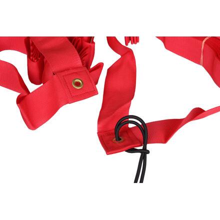 Pokorný-síte lajny beach volejbal Sport s ukotvením /červené/ PVC popruh 5 cm 1