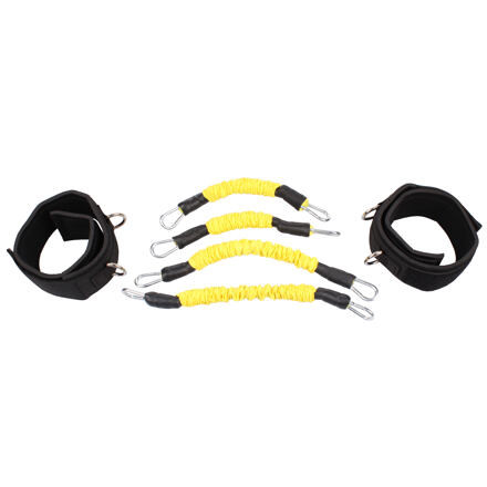 Leg Trainer Set odporové gumy sada žltá