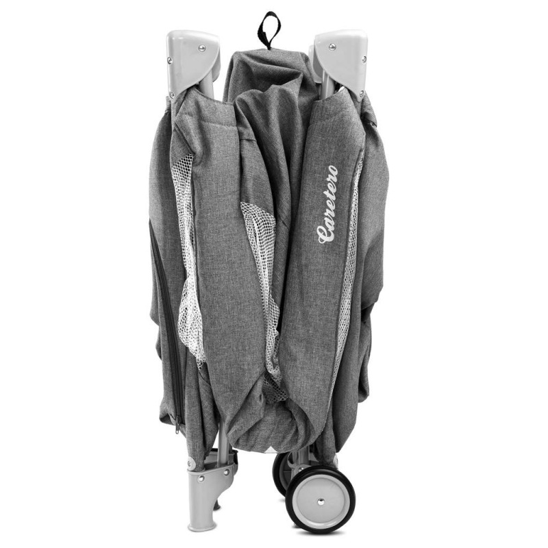 Cestovná postieľka CARETERO Basic Plus 2020 graphite 5