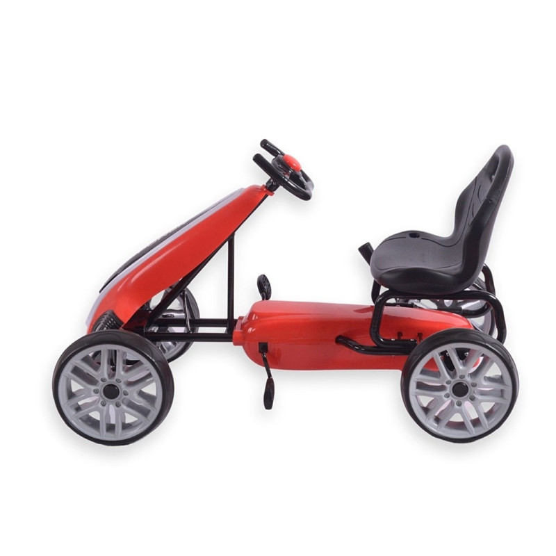 Detská šliapacia motokára Go-kart Milly Mally Power červená 3