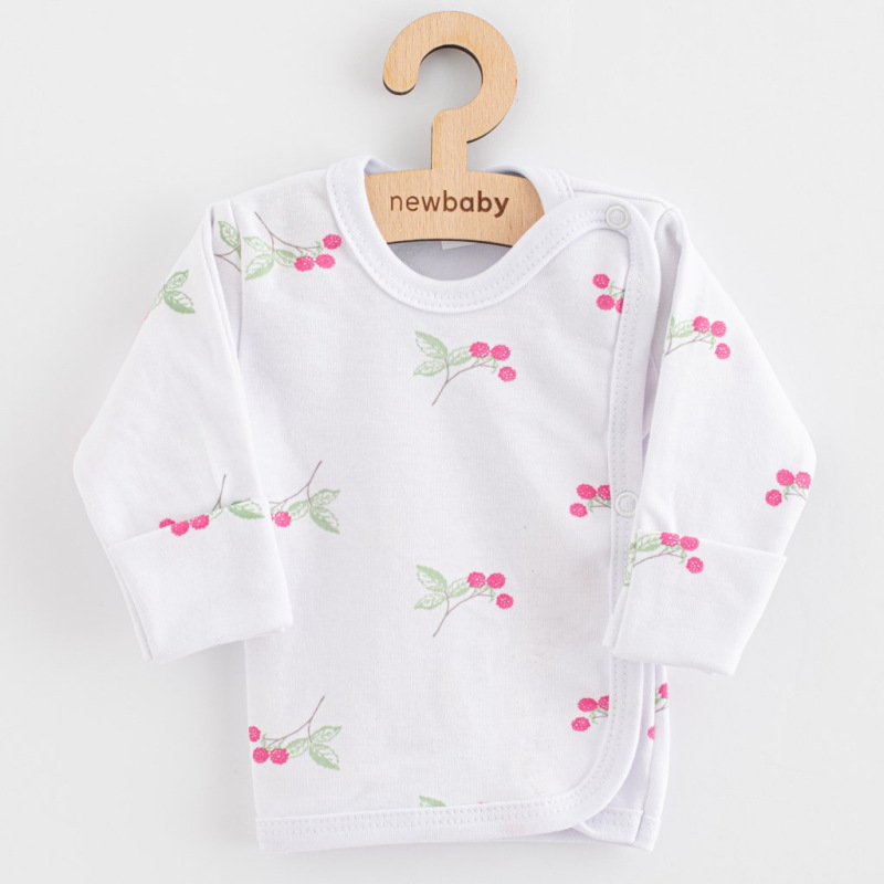 Dojčenská košieľka New Baby Classic II raspberry 56 (0-3m)