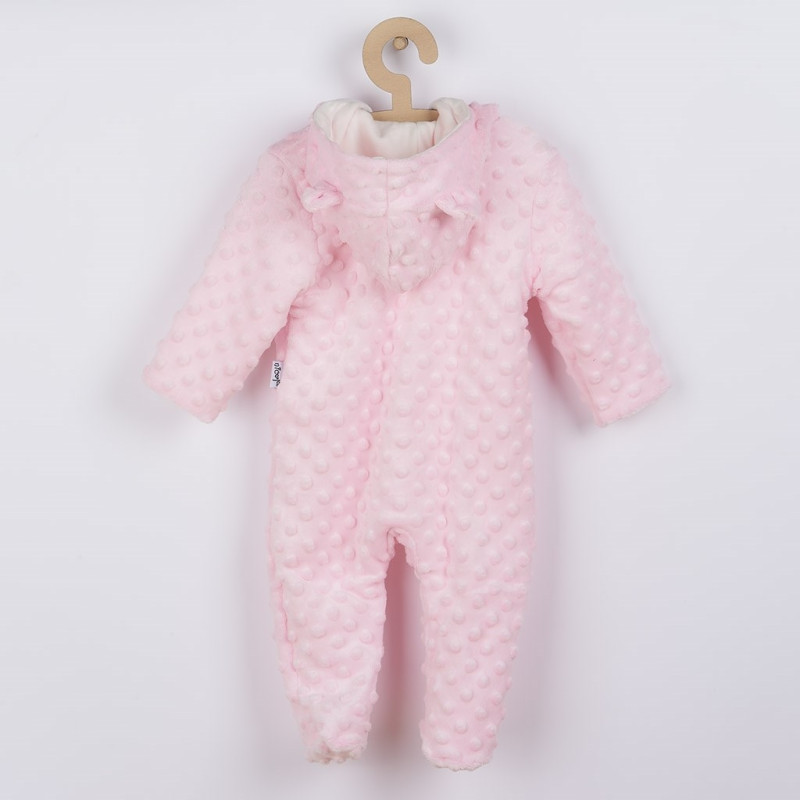 Dojčenský overal z Minky Nicol Bubbles ružový 68 (4-6m) 1