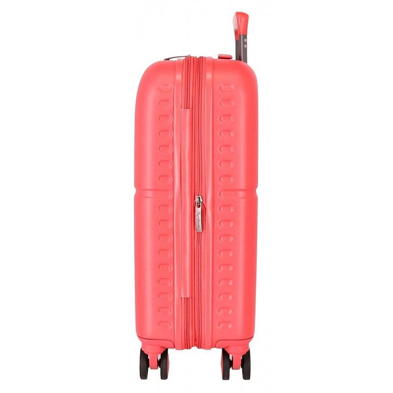 PEPE JEANS Highlight Coral, ABS Cestovný kufor, 55x40x20cm, 37L, 768862D (small exp.) 3
