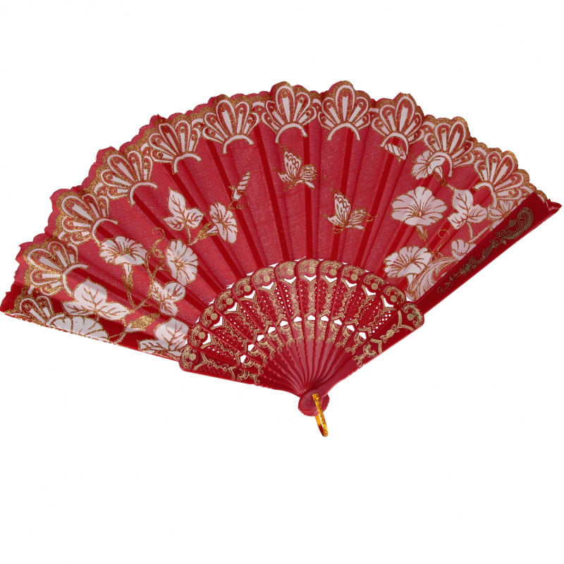 Farebný vzorovaný vejár 4