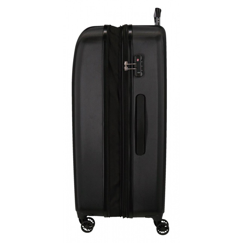 ABS Cestovný kufor MOVOM Riga Black, 70x49x27cm, 72L, 5999261 (medium exp.) 5