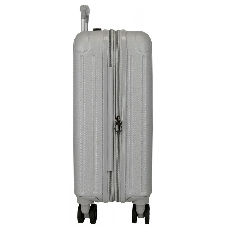 Kabínový kufor Movom Timber Silver 55×40×20 cm, rozšíriteľný, 37/42 l, 5558622 3