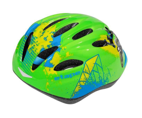 Rebel detská cyklistická prilba zelená 2