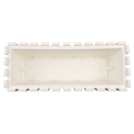 Plastkon Fency kvetináč biela 50 cm 3
