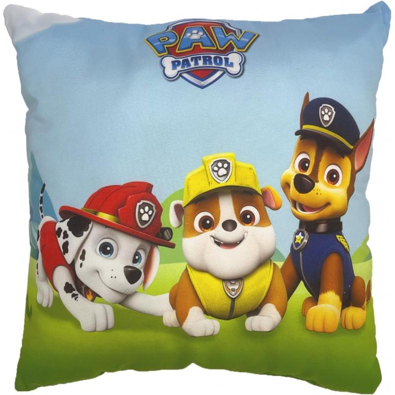 HERDING Obojstranný dekoračný vankúšik 40/40cm PAW PATROL