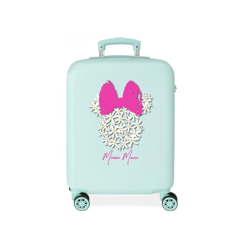 Luxusný detský ABS cestovný kufor MINNIE MOUSE Bow, 55x38x20cm, 34L, 3581122