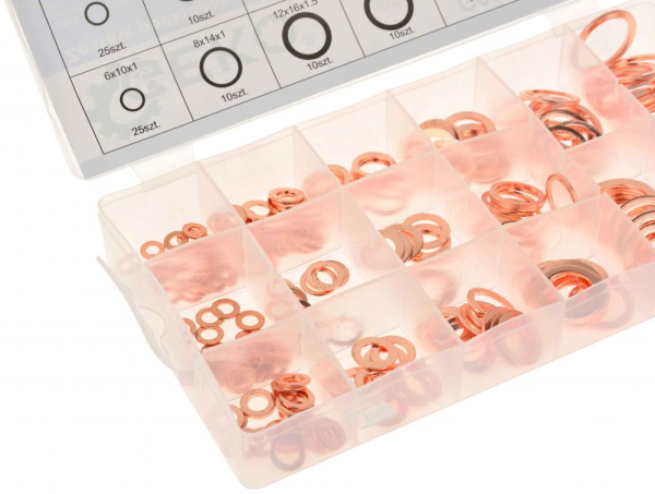 Sada medených podložiek 220-dielna, GEKO 1