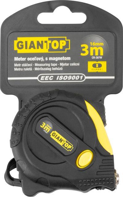 Meter GIANT CR-87 CE, 3 m, 16 mm, zvinovací, magnetic