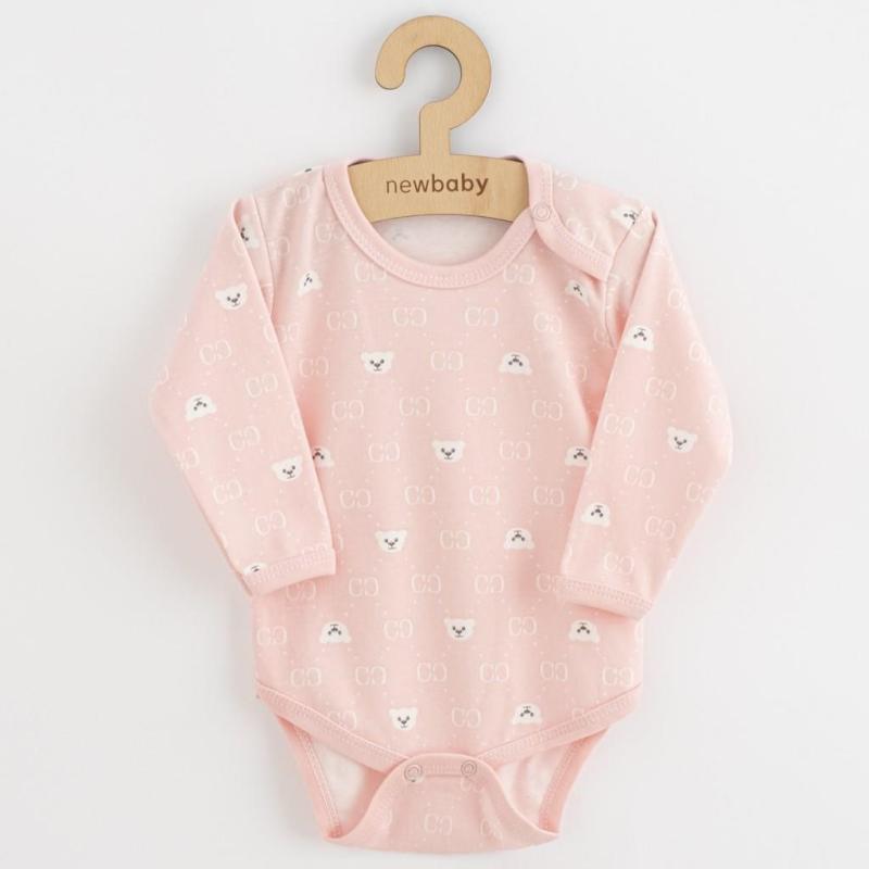 Dojčenské body New Baby Classic II medvedík biely 86 (12-18m)