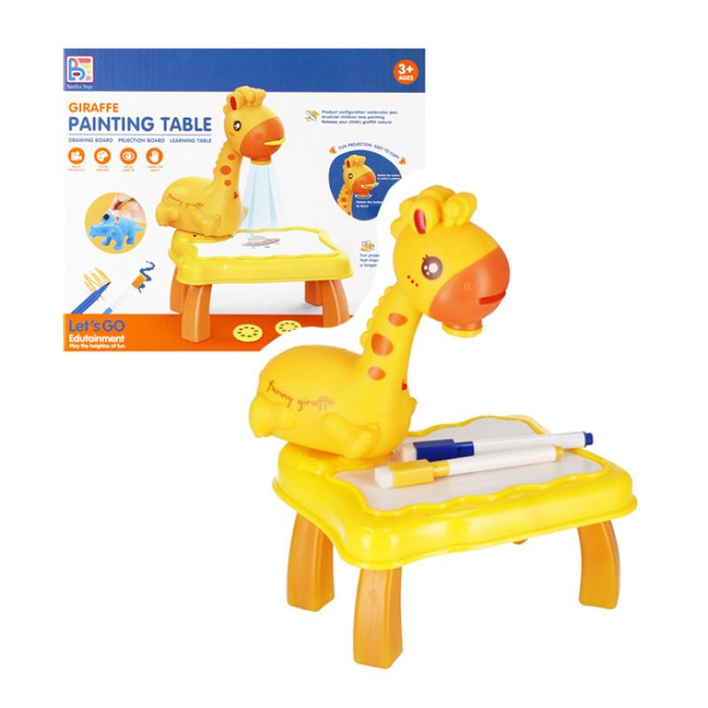 Žirafa projektor a stolík