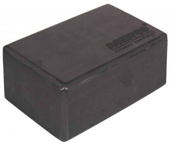 Merco Yoga kocka blok na jógu 22,5x15x10,5 cm čierna