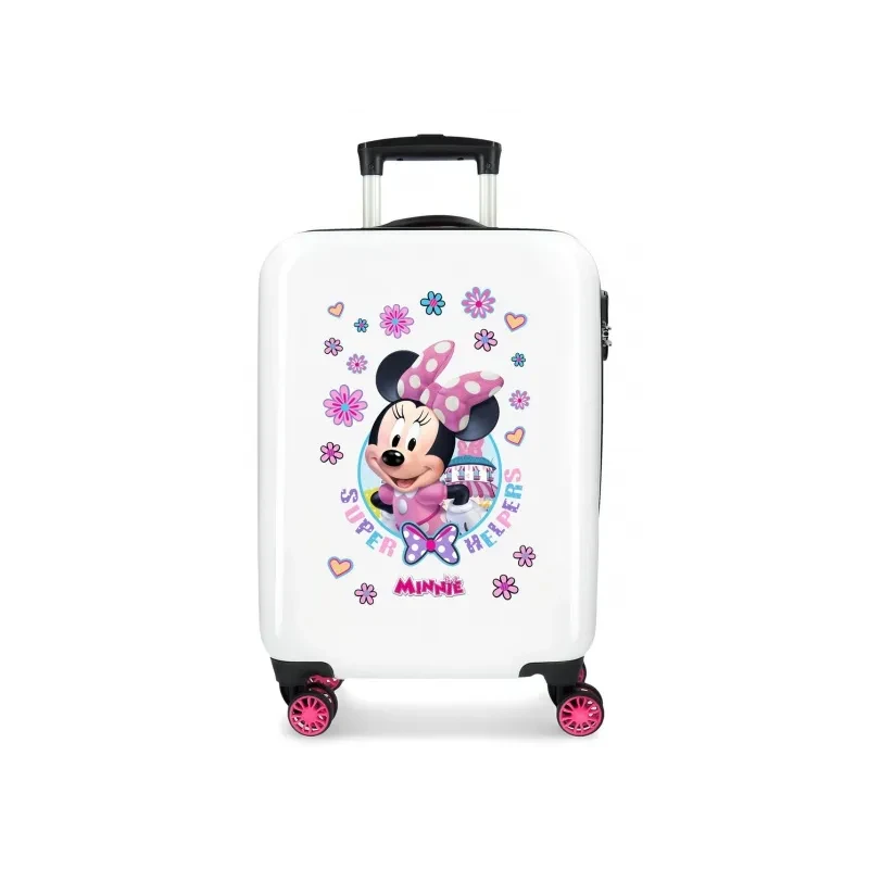 Luxusný detský ABS cestovný kufor MINNIE MOUSE Helpers, 55x38x20cm, 34L, 4571163