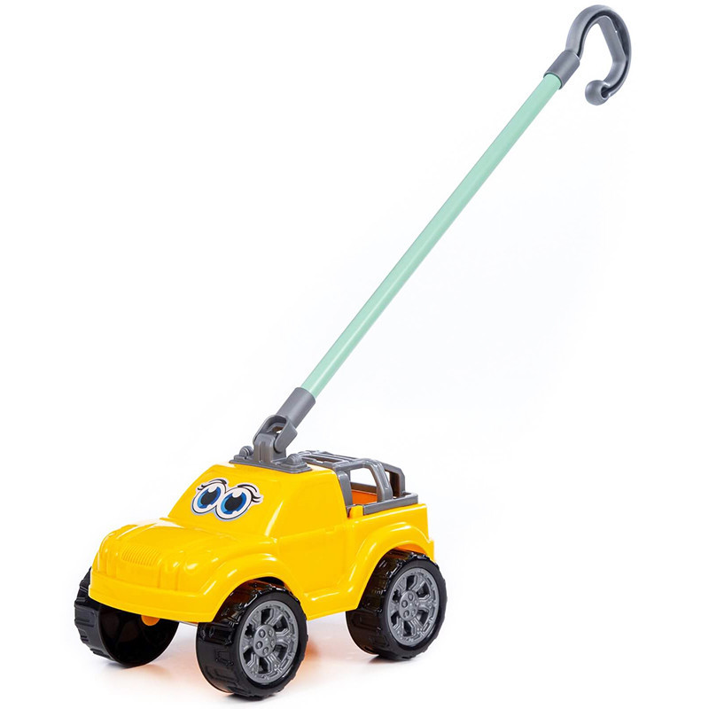 Ťahacie žlté auto