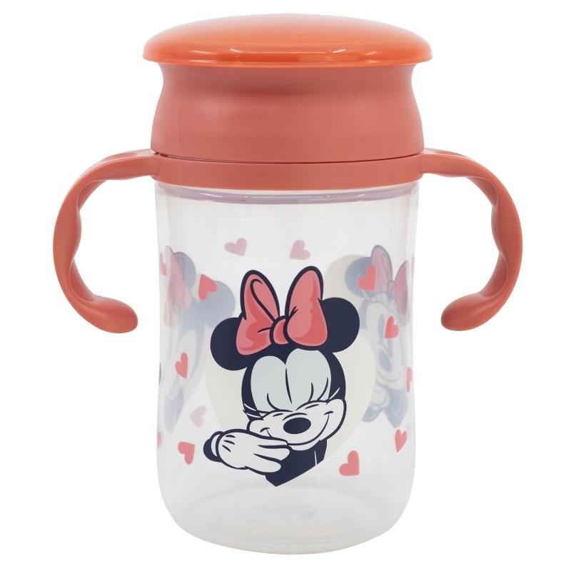 Tréningový hrnček s rúčkami MINNIE MOUSE, 360ml, 13314