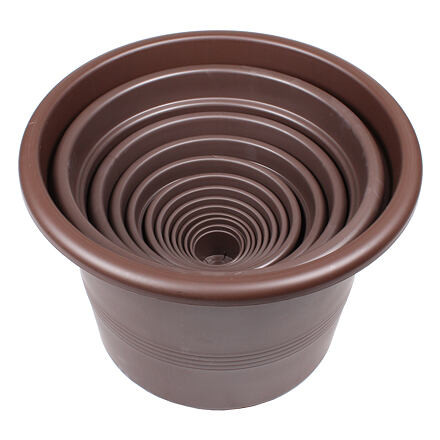 Plastkon Campanula kvetináč 11cm hnedá 1