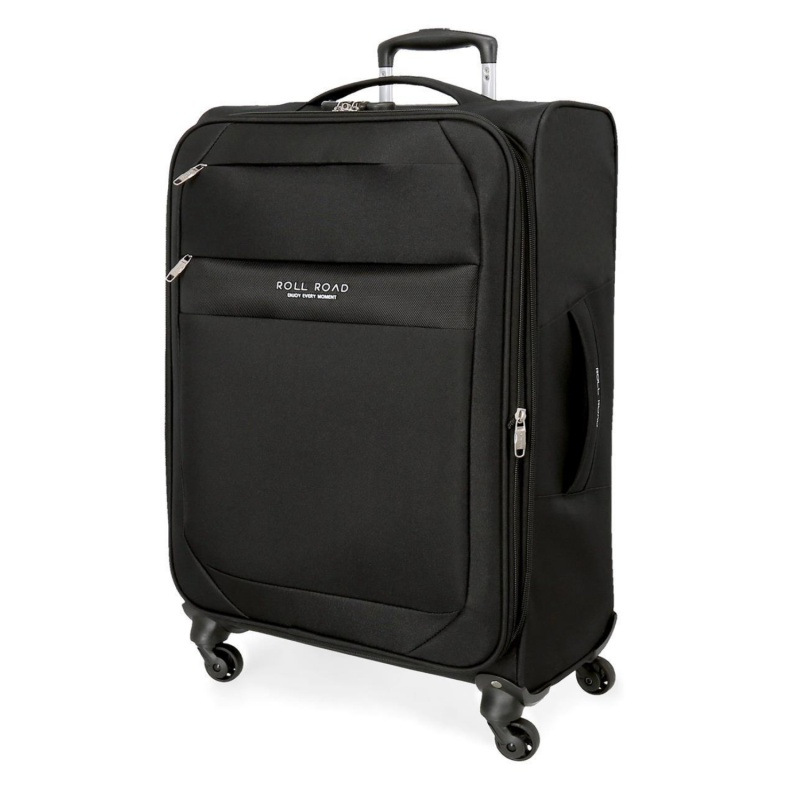 Veľký textilný kufor (large) 76x48x29 cm – Roll Road Royce Black, 93L, 5019321