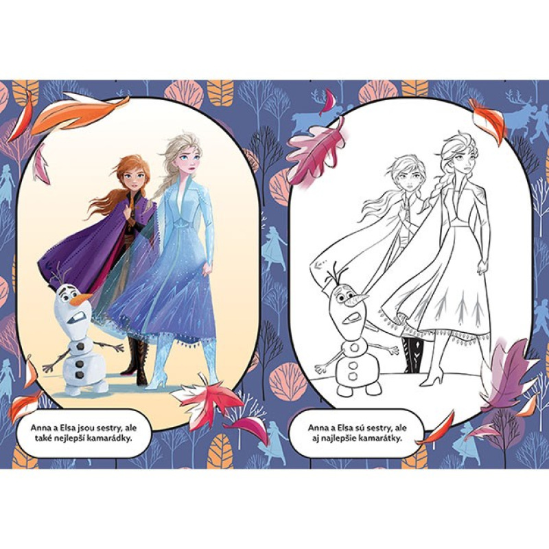 Maľovanky A5 Ľadové kráľovstvo 1