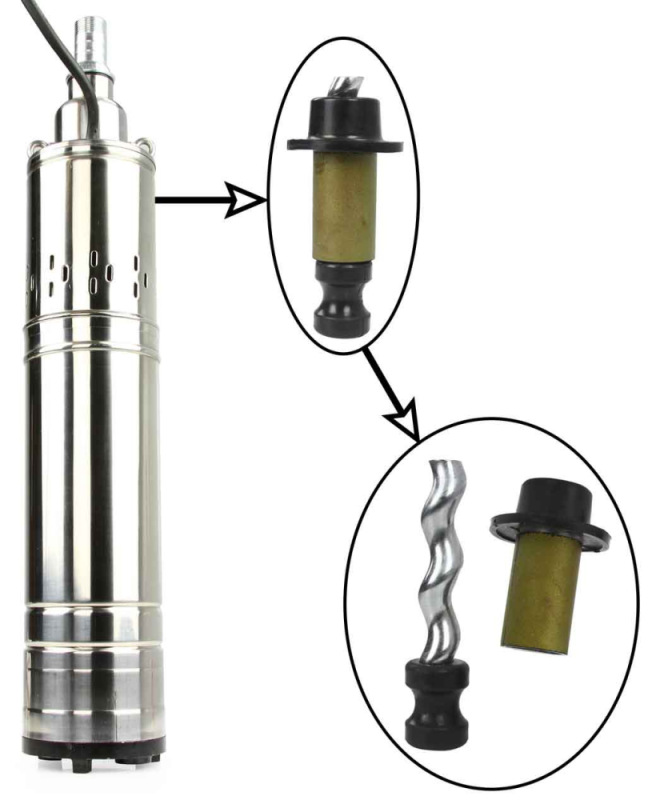 Čerpadlo na vodu ponorné, 230V/50Hz, 28,5l/min, výtlak 70 m, 1100W, priemer 10cm, MAR-POL 5