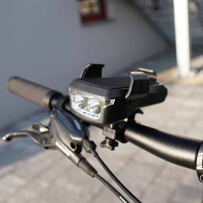 Expert držiak na mobil s powerbankou čierna 1