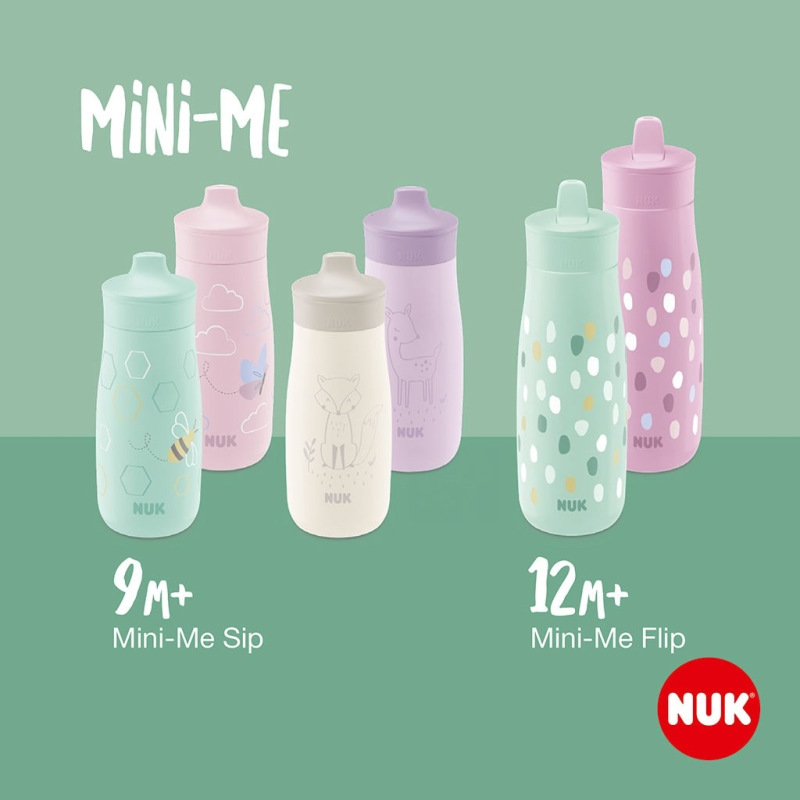 Detská fľaša NUK Mini-Me Sip nerez 300 ml (9+ m.) beige 5