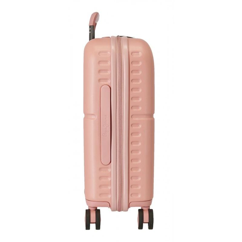 PEPE JEANS Highlight Rosa Claro, ABS Cestovný kufor, 55x40x20cm, 37L, 7689124 (small) 7