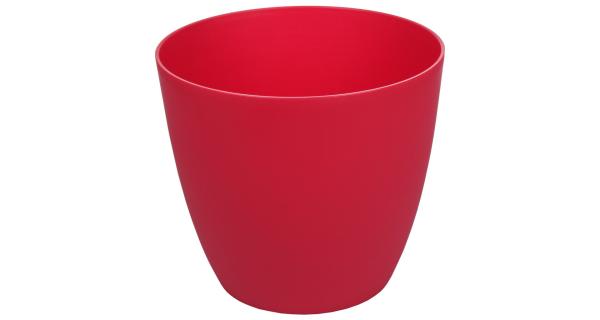 Plastkon Ella Mat dekoratívny kvetináč magenta, 25cm