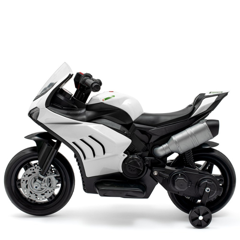 Detská elektrická motorka Baby Mix Supersport biela 1