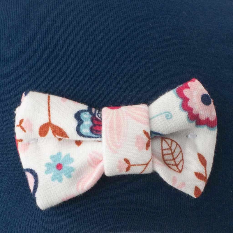 Dojčenská čiapočka s šatkou na krk New Baby Missy modrá 80 (9-12m) 4