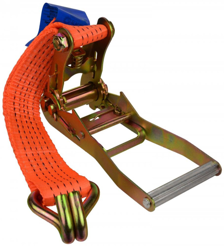 Remeň upínací s račňou 5000 kg, 2 háky, 50 mm x 6 m, GEKO 4