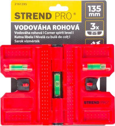 Vodováha Strend Pro FSB-12, 135 mm, rohová, na stĺpiky, uholník s magnetom