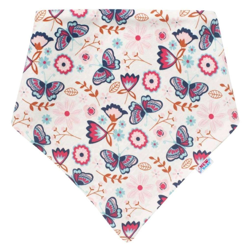 Dojčenská čiapočka s šatkou na krk New Baby Missy modrá 80 (9-12m) 2