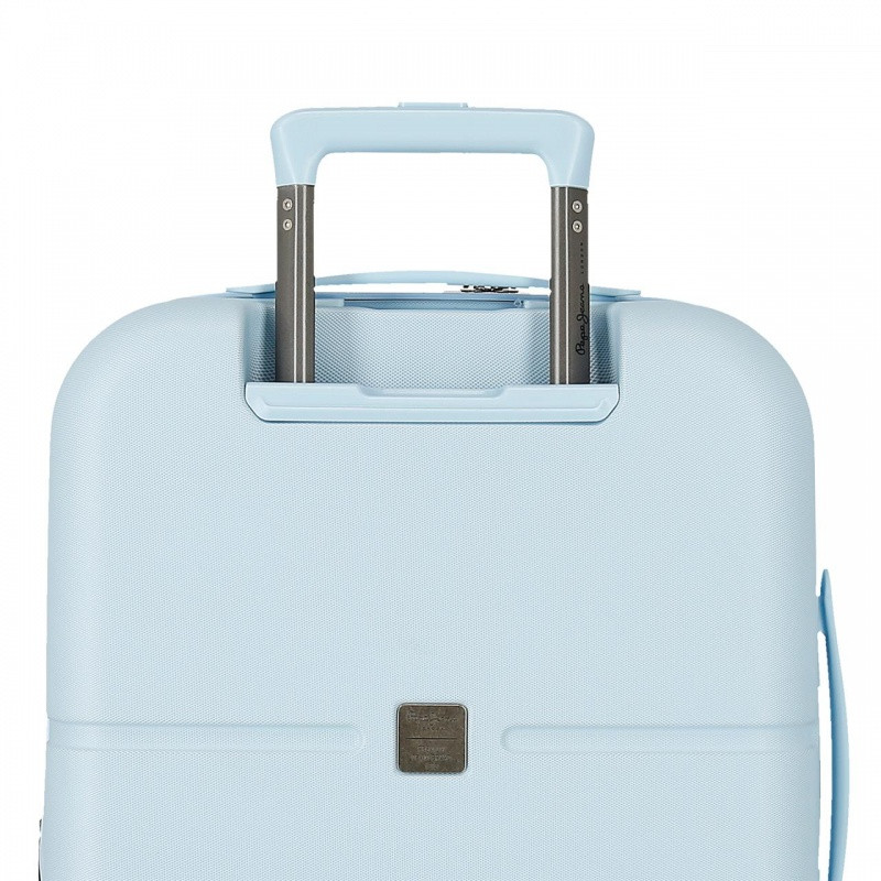ABS Cestovný kufor PEPE JEANS ACCENT Azul, 55x40x20cm, 37L, 7698634 (small exp.) 9