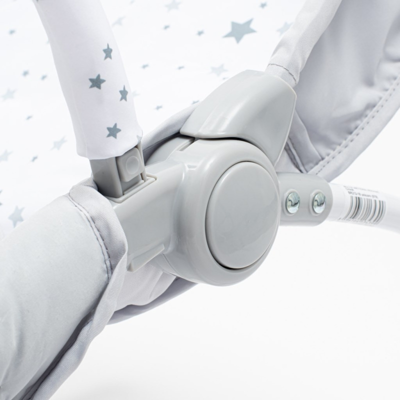 Multifunkčné hojdacie lehátko pre miminko Baby Mix hviezdičky zelené 4