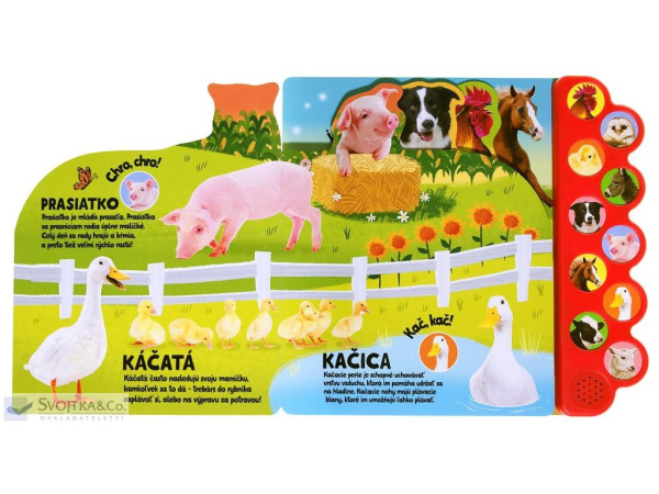Búú! Chro-chro! Vypočujte si zvieratá z farmy! 2