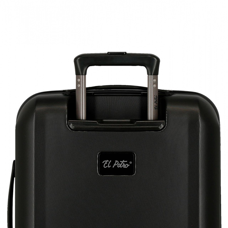 EL POTRO Vera Black, ABS Cestovný kufor 55x40x20cm, 37L, 5338721 (small) 8