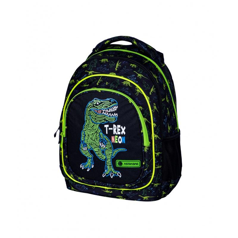 ASTRA ASTRABAG Školský batoh pre prvý stupeň T-REX NEON, AB330, 502023064