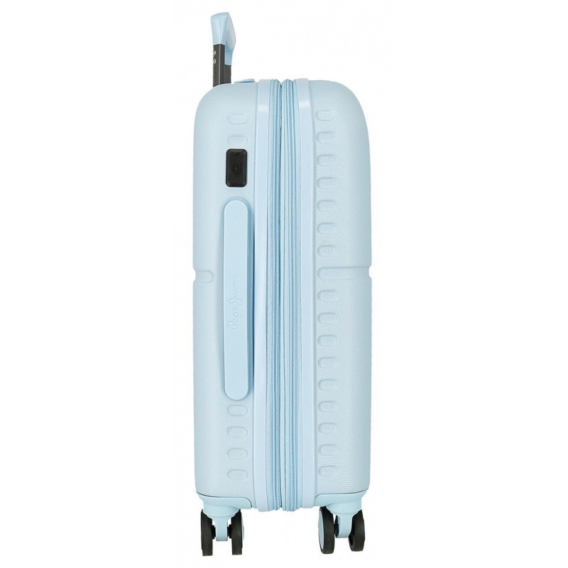 ABS Cestovný kufor PEPE JEANS ACCENT Azul, 55x40x20cm, 37L, 7698634 (small exp.) 1
