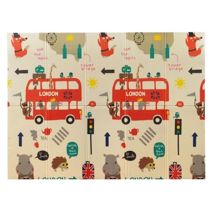 Multifunkčná skladacia hracia podložka PlayTo Londýn 1