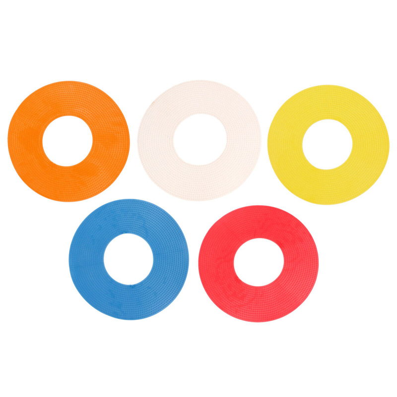 Flat Ring značky na podlahu sada 5x4 ks mix farieb 2