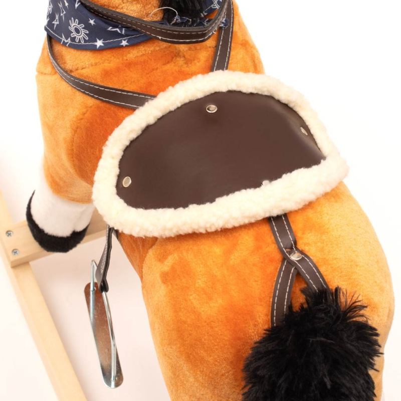 Hojdací koník s melódiou a šatkou Baby Mix Blesk 5